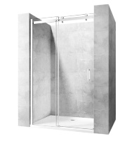 душові двері Rea Nixon-2 100x190 безпечне скло, прозоре, праве (REA-K7440)