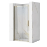 душевая дверь Rea Rapid Slide 100x195 безопасное стекло, прозрачное, gold (REA-K5611)