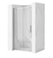 душевая дверь Rea Rapid Slide 120x195 безопасное стекло, прозрачное, chrome (REA-K5602)