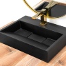 умывальник Rea Goya 37x50 black mat (REA-U8778)