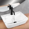 умывальник Rea Altea Cloudy 45,5x36 под мрамор, белый (REA-U9242)