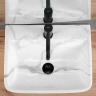 умывальник Rea Altea Cloudy 45,5x36 под мрамор, белый (REA-U9242)