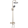 душевая система с изливом Rea Arcos brushed gold (REA-P8716)