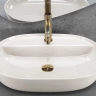 умывальник Rea Aura 61x41 ecru shiny (REA-U4589)