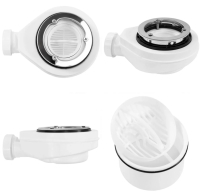 поддон Rea Bazalt 90x90 квадратный, carrara white (REA-K7002)