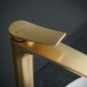 смеситель для умывальника Rea Vision Premium high brushed gold (REA-B6731)