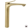 смеситель для умывальника Rea Vision Premium high brushed gold (REA-B6731)
