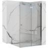 душевые двери Rea Fold N2 Set 120x190 безопасное стекло, прозрачное, chrome (REA-K7437)