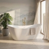 ванна акриловая Rea Ferrano Slim 160x80 отдельностоящая, белая (REA-W0081)
