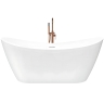 ванна акриловая Rea Ferrano Slim 160x80 отдельностоящая, белая (REA-W0081)