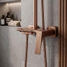 душевая система с изливом Rea Joe brushed copper (REA-P4409)