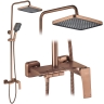душевая система с изливом Rea Joe brushed copper (REA-P4409)