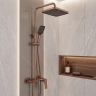 душевая система с изливом Rea Joe brushed copper (REA-P4409)