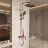 душевая система с изливом Rea Joe brushed copper (REA-P4409)