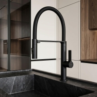 смеситель для кухни Rea Lago black (REA-B9333)