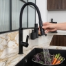 смеситель для кухни Rea Lago black (REA-B9333)