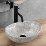 умывальник Rea Sofia 35x26 mini grigio (REA-U9237)