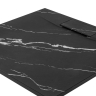 поддон Rea Bazalt 90x90 квадратный, carrara black (REA-K7003)