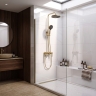 душевая система с изливом Rea Maxim brushed gold (REA-P7065)