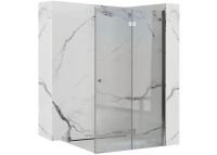 душевые двери Rea Fold N2 Set 80x190 безопасное стекло, прозрачное, chrome (REA-K7443)