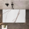 поддон Rea Bazalt 80x100 прямоугольный, carrara white (REA-K7000)