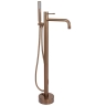 смеситель для ванны Rea Lungo Diamond напольный brushed copper (REA-B2247)