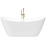 ванна акриловая Rea Ferrano Slim 152x73 отдельностоящая, белая (REA-W0080)