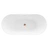 ванна акриловая Rea Ferrano Slim 180x76,5 отдельностоящая, белая (REA-W0082)