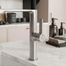 смеситель для кухни Rea Lago brushed nickel (REA-B9334)