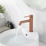 смеситель для умывальника Rea Foss copper brushed низкий (REA-B2085)