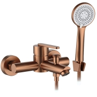 смеситель для ванны Rea Ontario с изливом, brush copper (REA-B0973)