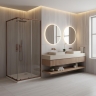 душевая кабина Rea City 90x90x190 transparent, brush copper (REA-K6984)