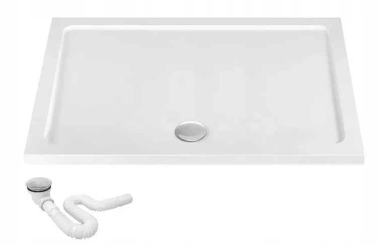 душова кабіна Rea City 80x100 black, скло прозоре (REA-K6449)