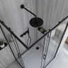 душова кабіна Rea City 80x100 black, скло прозоре (REA-K6449)