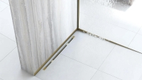 плинтус для душевого поддона Rea 120 см brush gold (REA-K4305)