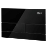смывная клавиша Rea T glass black (REA-E0051)