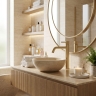 смеситель для умывальника Rea Venti high brushed gold (REA-B9784)