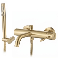 смеситель для ванны Rea Lungo Diamond brushed gold (REA-B2244)