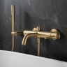 смеситель для ванны Rea Lungo Diamond brushed gold (REA-B2244)