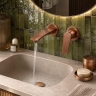 смеситель для умывальника Rea Vision скрытого монтажа brushed copper (REA-B6881)