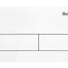 смывная клавиша Rea T glass white (REA-E0052)