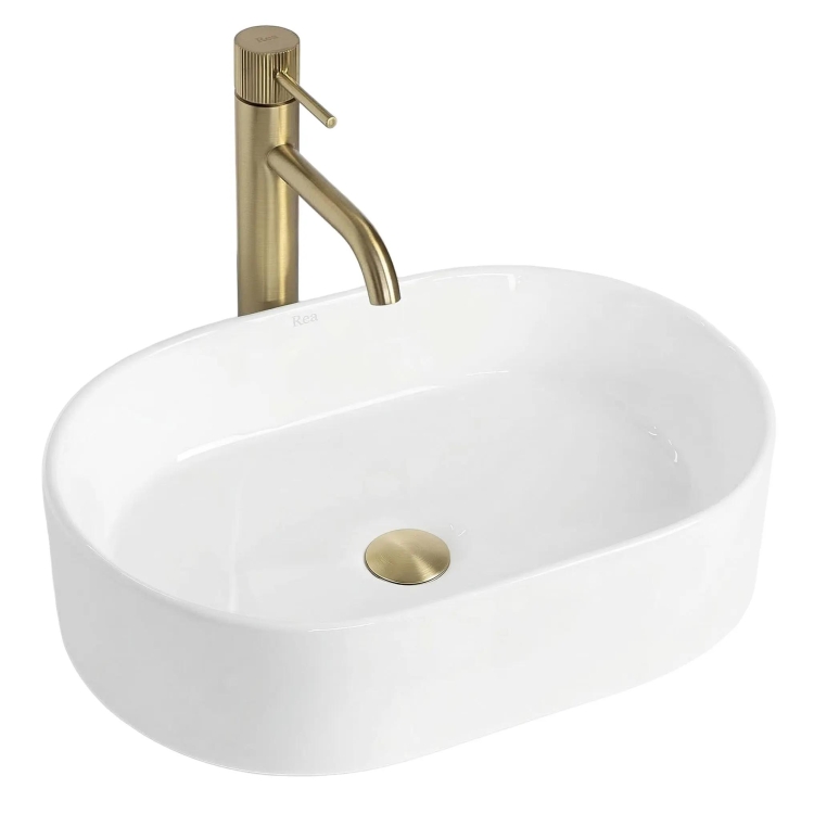 умывальник Rea Nadia 46x32 глянцевый, белый (REA-U9249)