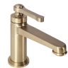 смеситель для умывальника Rea Monaco низкий, gold brush (REA-B4211)