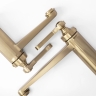смеситель для умывальника Rea Monaco низкий, gold brush (REA-B4211)