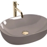 умывальник Rea Lisa 49x35 beige shiny (REA-U6380)