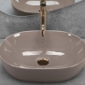 умывальник Rea Lisa 49x35 beige shiny (REA-U6380)