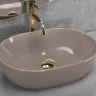умывальник Rea Lisa 49x35 beige shiny (REA-U6380)