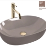 умывальник Rea Lisa 49x35 beige shiny (REA-U6380)