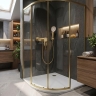 смеситель для душа Rea Drop brushed gold (REA-B2234)