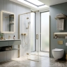смеситель для душа Rea Drop brushed gold (REA-B2234)